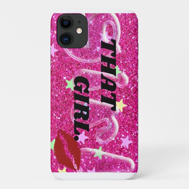 Dieses Mädchen rosa Telefongehäuse Case-Mate iPhone Hülle (Rückseite)