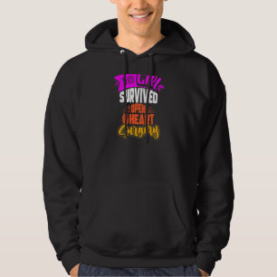 Dieses Mädchen überlebte Open Heart Operation Open Hoodie