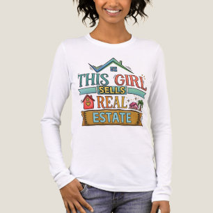 Dieses Mädchen verkauft Immobilien Geschenk-Shirt Tri-Blend Shirt