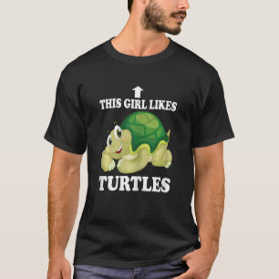 Dieses Mädchen wie Schildkröten Niedliche Wassersc T-Shirt