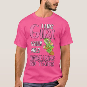 Dieses Mädchen wirklich Lieben Chameleons T-Shirt