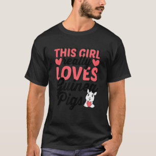 Dieses Mädchen wirklich Lieben Guinea Schweine Tie T-Shirt