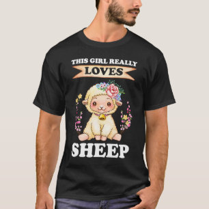 dieses Mädchen wirklich Lieben Schafschaf T-Shirt
