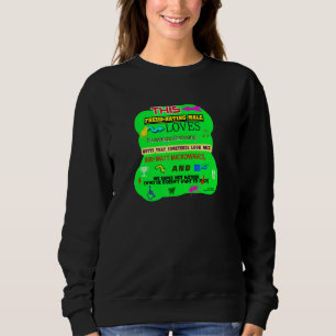 Dieses Männchen Lieben seine Wang-Hintern mikrowel Sweatshirt