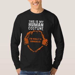 Dieses menschliche Kostüm bin ich wirklich eine Ch T-Shirt