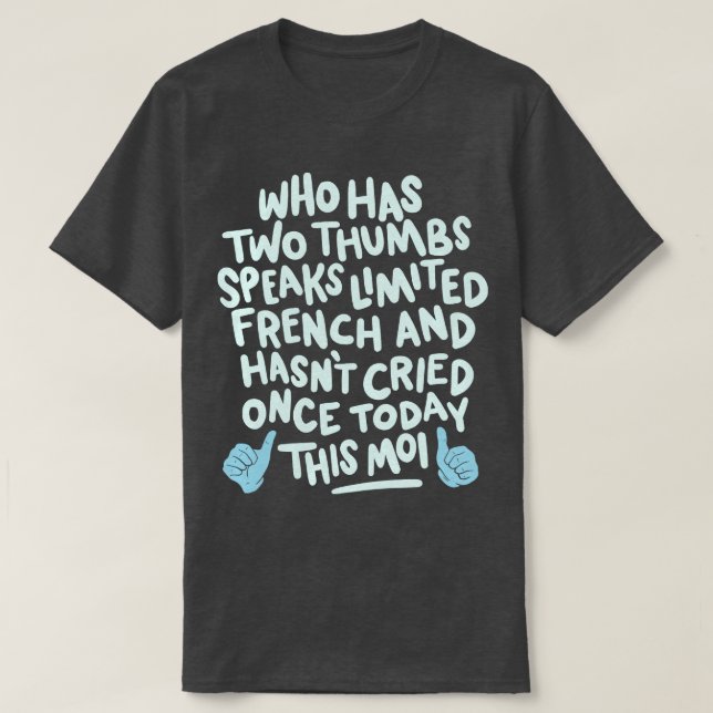 Dieses Moi Liz Lemon Zitat T-Shirt (Design vorne)
