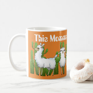 Dieses Momma Liebelamas addieren Mitteilungs-Tasse Kaffeetasse