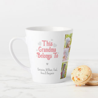 Dieses Oma gehört zu einer FotoCollage für Kinder Milchtasse