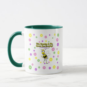 Dieses Oma ist die Blume der Bienenkönigin Tasse