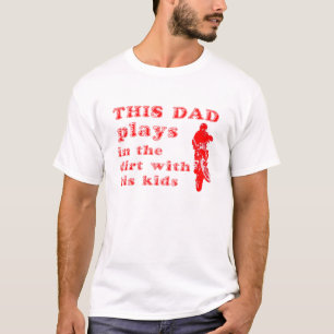Dieses Papa fährt Dirt Bike Motocross T-Shirt