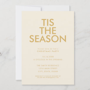 Dieses Party der Saison Modernes Minimalistisches Einladung