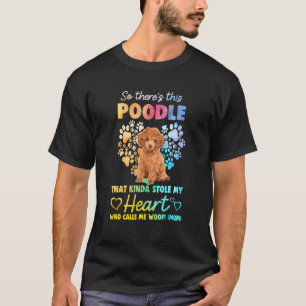 Dieses Poodle, das mich Woof nennt (Mama) T-Shirt