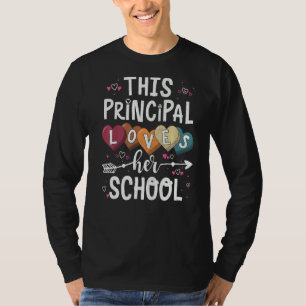 Dieses Prinzip Liebe ihren Schulleiter zurück zu T-Shirt