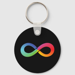 Dieses Regenbogen-Unendlichkeit-Shirt symbolisiert Schlüsselanhänger