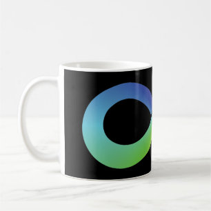 Dieses Regenbogendesign kann so viele symbolisiere Kaffeetasse