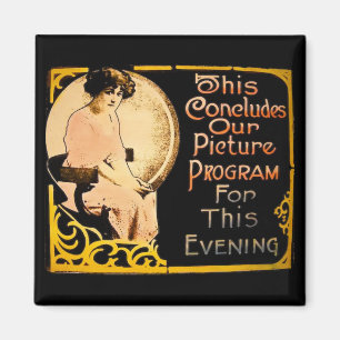 Dieses schließt unser Vintages Bild-Programm - Magnet