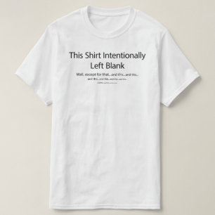 Dieses Shirt wurde absichtlich unbegrenzt Verlasse