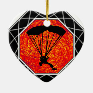 DIESES SKYDIVING SET KERAMIKORNAMENT