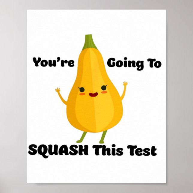 Dieses Test-Veggie-Lehrer-Testing wird beendet Poster (Vorne)