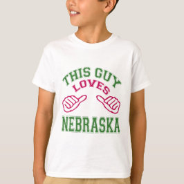Dieses Typ-Lieben Nebraska T-Shirt