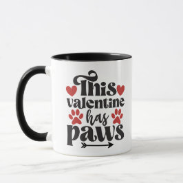 Dieses Valentine hat Pfoten...von der Hundelandsch Tasse