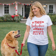 Dieses Valentinstagsdesign hat Pfoten für Hunde-Li