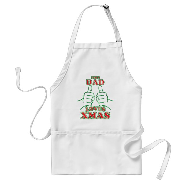 Dieses Vater-Lieben Weihnachten Schürze (Vorne)