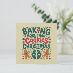 Dieses Weihnachten mehr als Kekse backen Schwanger