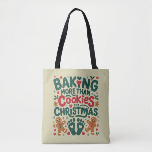 Dieses Weihnachten mehr als Kekse backen Schwanger Tasche