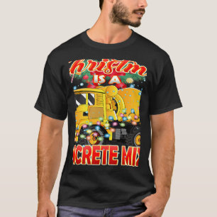 Dieses Weihnachten will ich nur einen Betonmischer T-Shirt