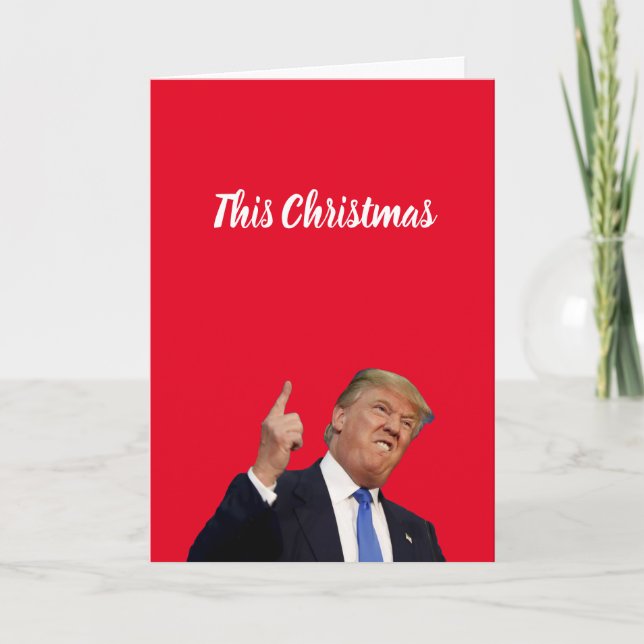 Dieses Weihnachten wird eine riesige Trump-Satirek (Vorderseite)