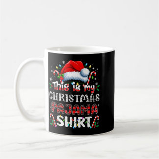 Dieses Weihnachts-Pyjama-Shirt Lustiges Xmas Pjs M Kaffeetasse