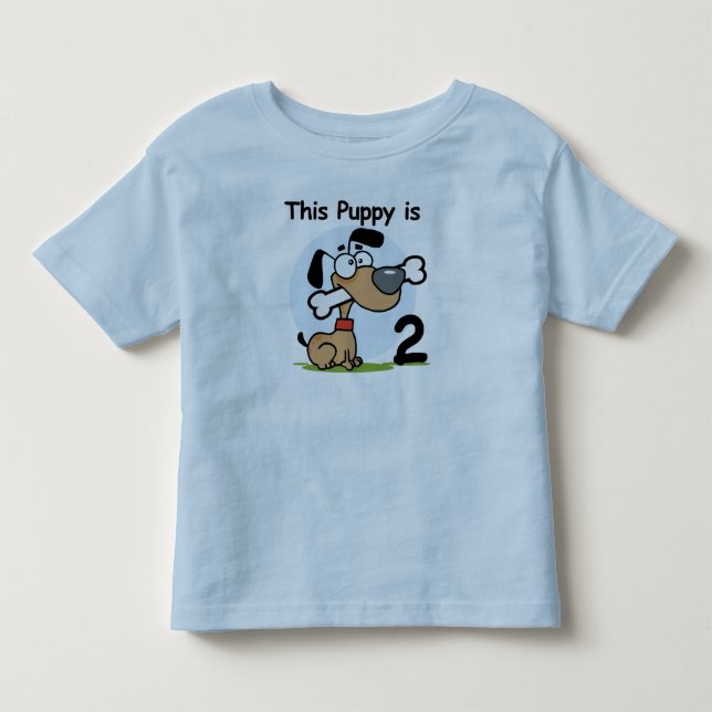 Dieses Welpe 2. Geburtstag T Shirts und Geschenke (Vorderseite)