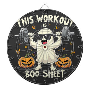 Dieses Workout ist eine boo-Sheet-verschleierte Ha Dartscheibe
