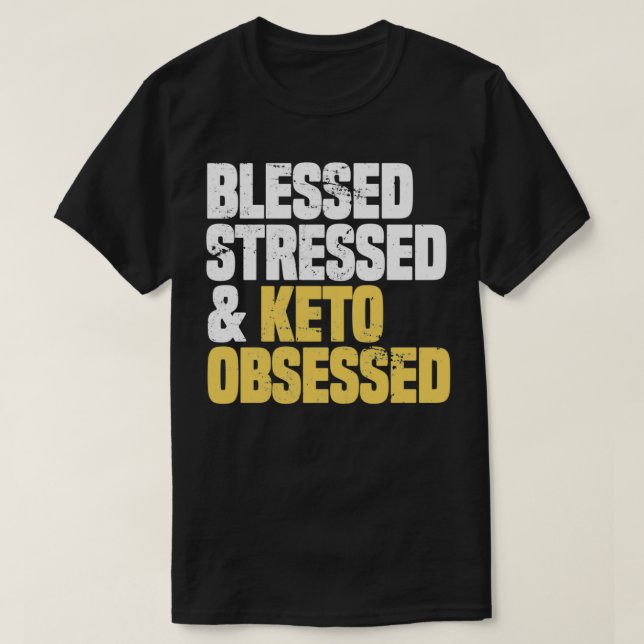 Diet Obsessegessenes Funny Keto Shirt Ketosis Keto (Design vorne)