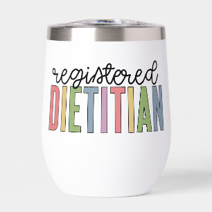 Diététiste enregistré personnalisé RD multicolore