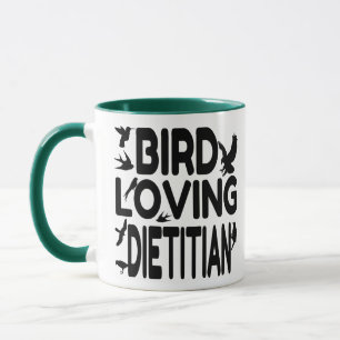 Dietitian Bird Lover Tasse