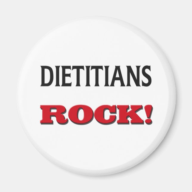 Dietitians Rock Magnet (Vorne)