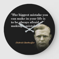 Dietrich Bonhoeffer Zitat zum größten Fehler