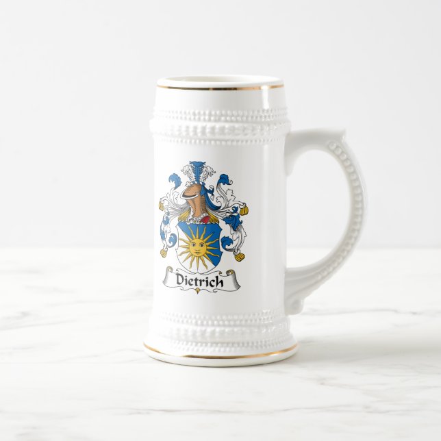 Dietrich Familienwappen Bierglas (Rechts)