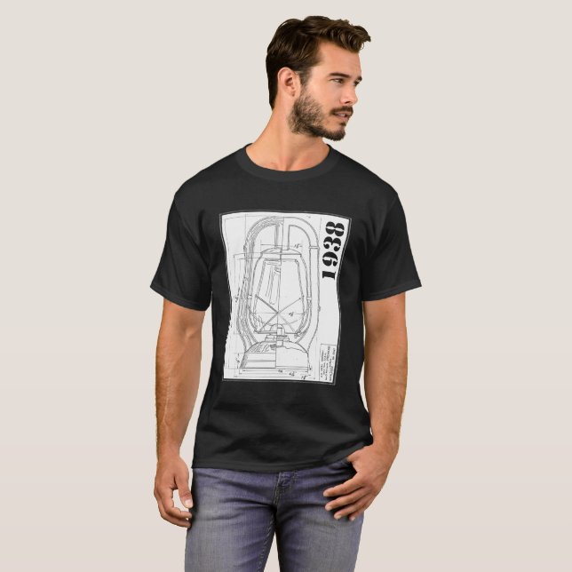 Dietz Monarchlinie, die FirmenShirt 1938 zeichnet T-Shirt (Vorne ganz)
