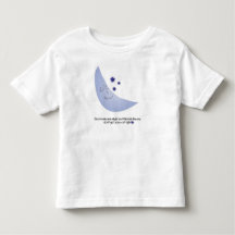 Dieu a fait le T-shirt petit lune