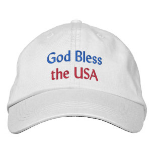 Dieu bénisse les Etats-Unis Casquette brodé