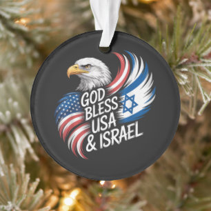 Dieu bénisse les États-Unis d'Amérique Israël