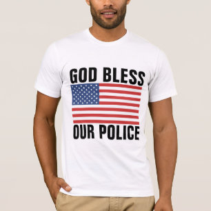 DIEU BÉNISSE NOS T-SHIRTS DE POLICE