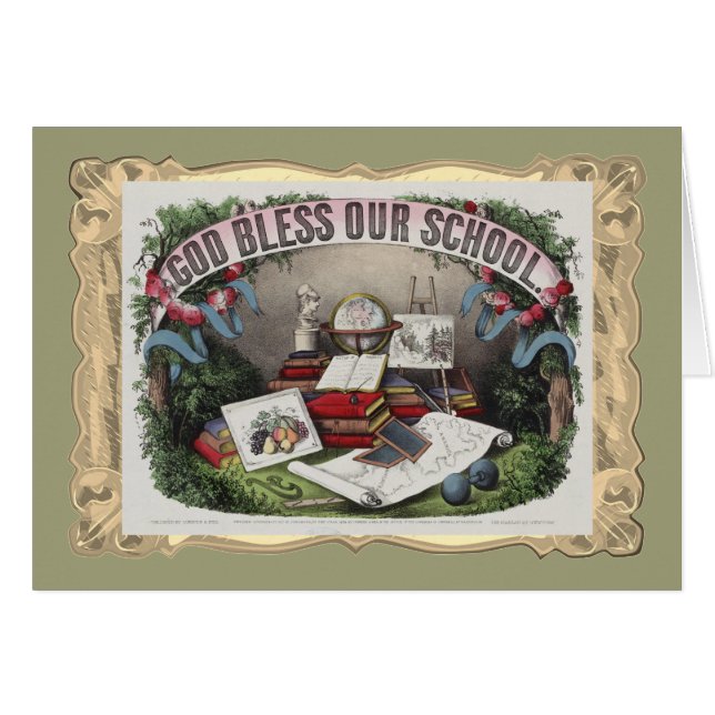 Dieu bénisse notre école (Devant horizontal)