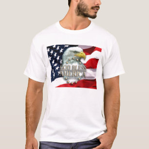 Dieu bénissent le T-shirt de l'Amérique