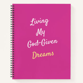 Dieu - Donné Dreams Spiral Carnet Journal