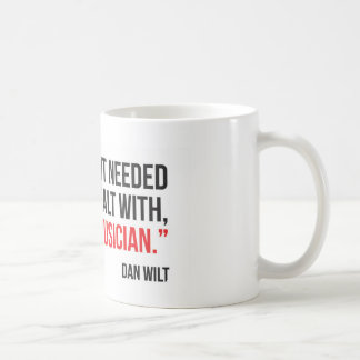Dieu envoyé une tasse de café de musicien