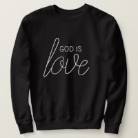 Dieu est amour Sweatshirt chrétien moderne